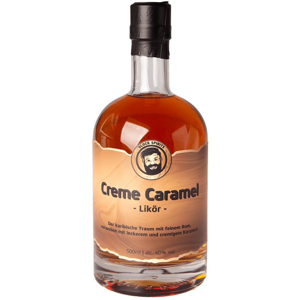 GLOCK SPIRITS Creme Caramel Rum Likör 40% 0,5L