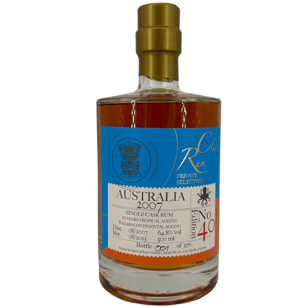 Rum Club 2007 Private Selection Edition 40 Australia Rum 64,8% 