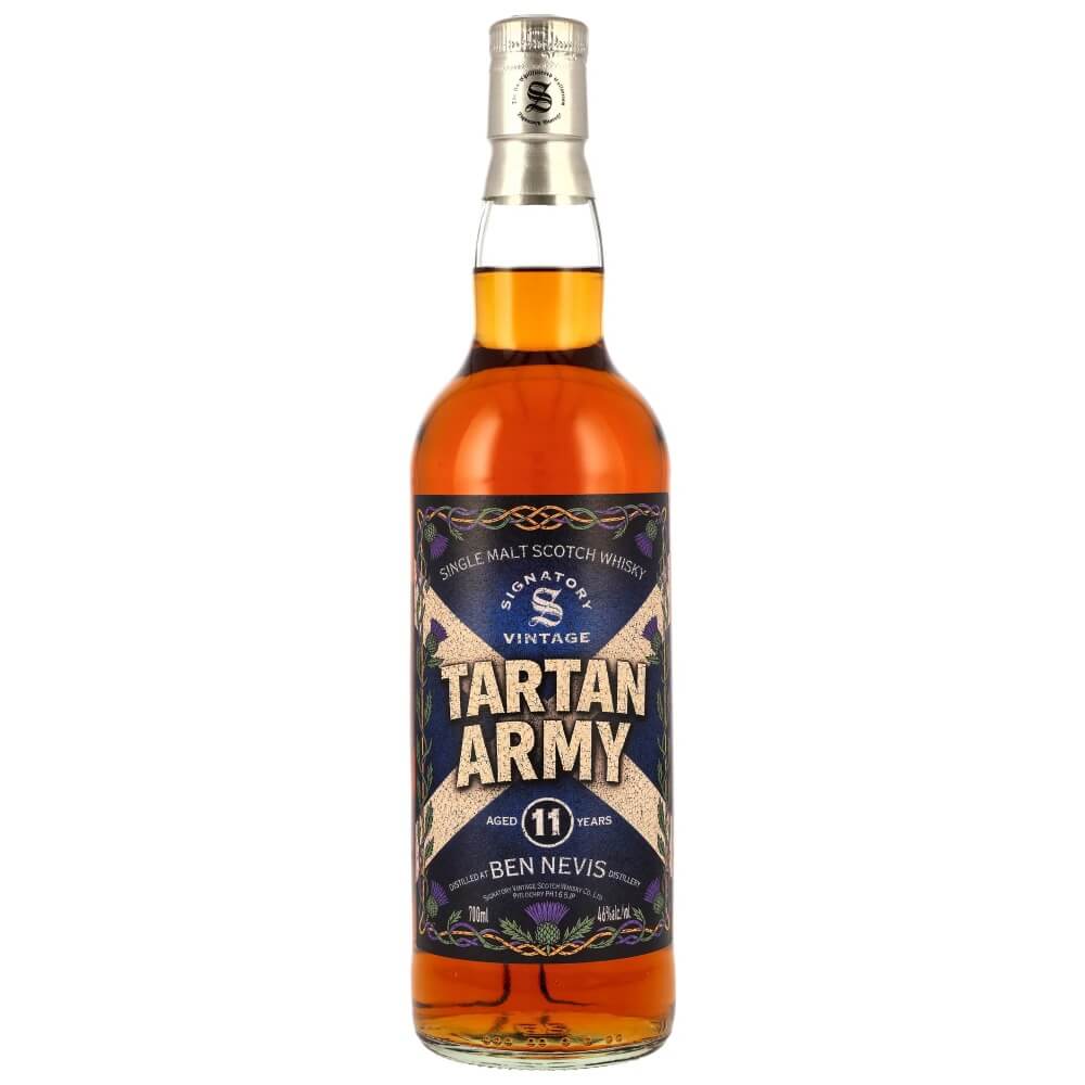 Ben Nevis 11 Jahre Sherry Casks Tartan Army Whisky 46% (Signatory)