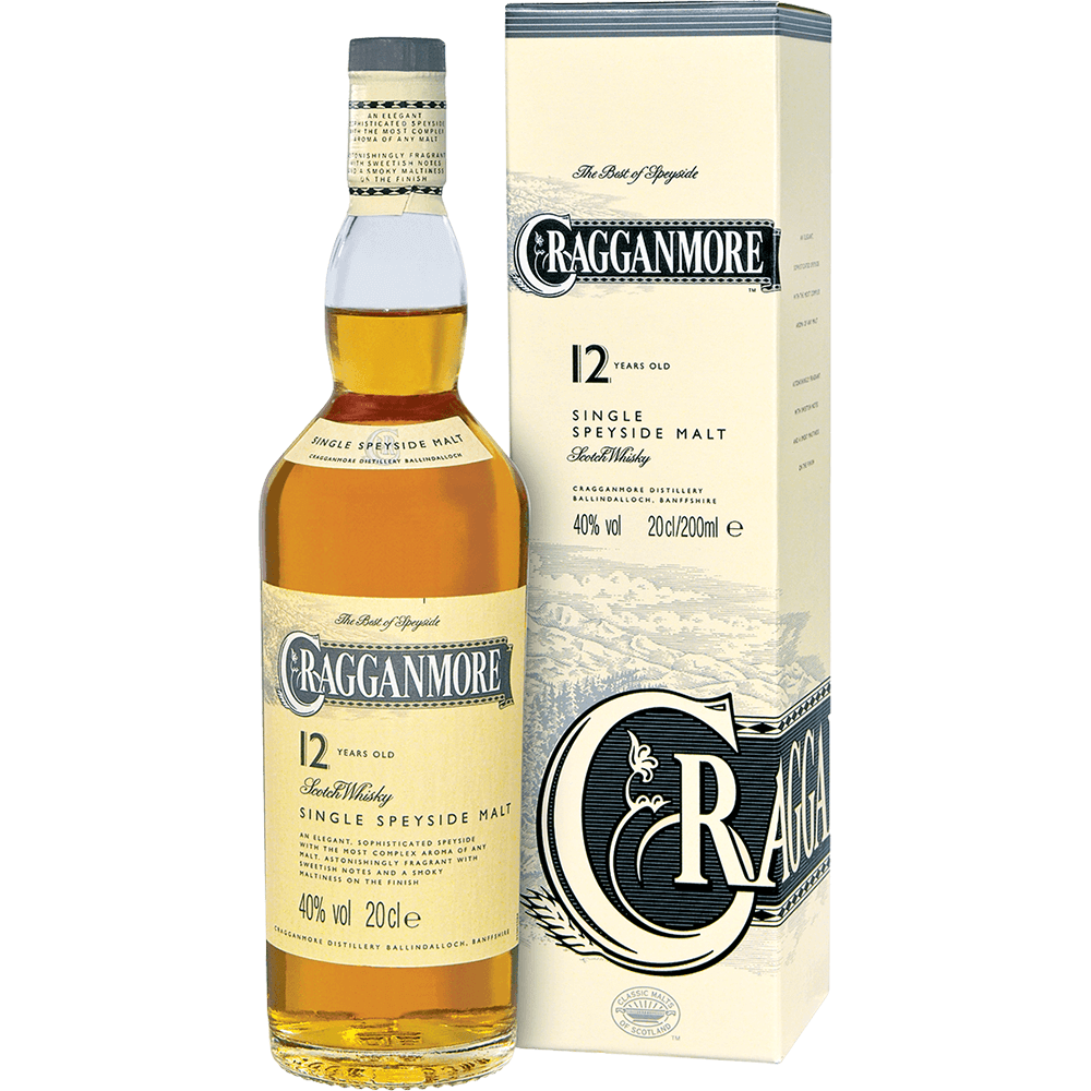 Cragganmore 12 Jahre Whisky 40% 0,2 Liter
