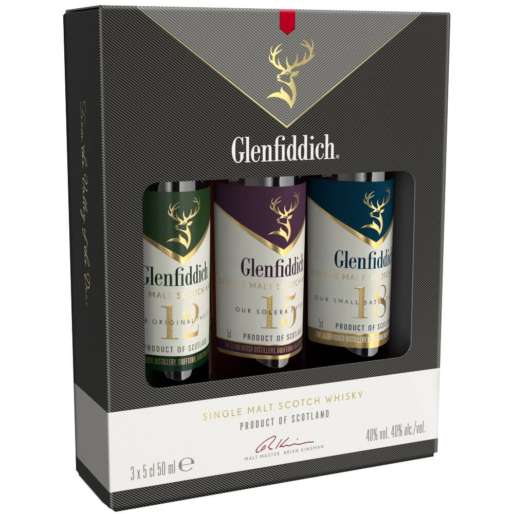Glenfiddich Mix Pack Whisky 3x0,05L