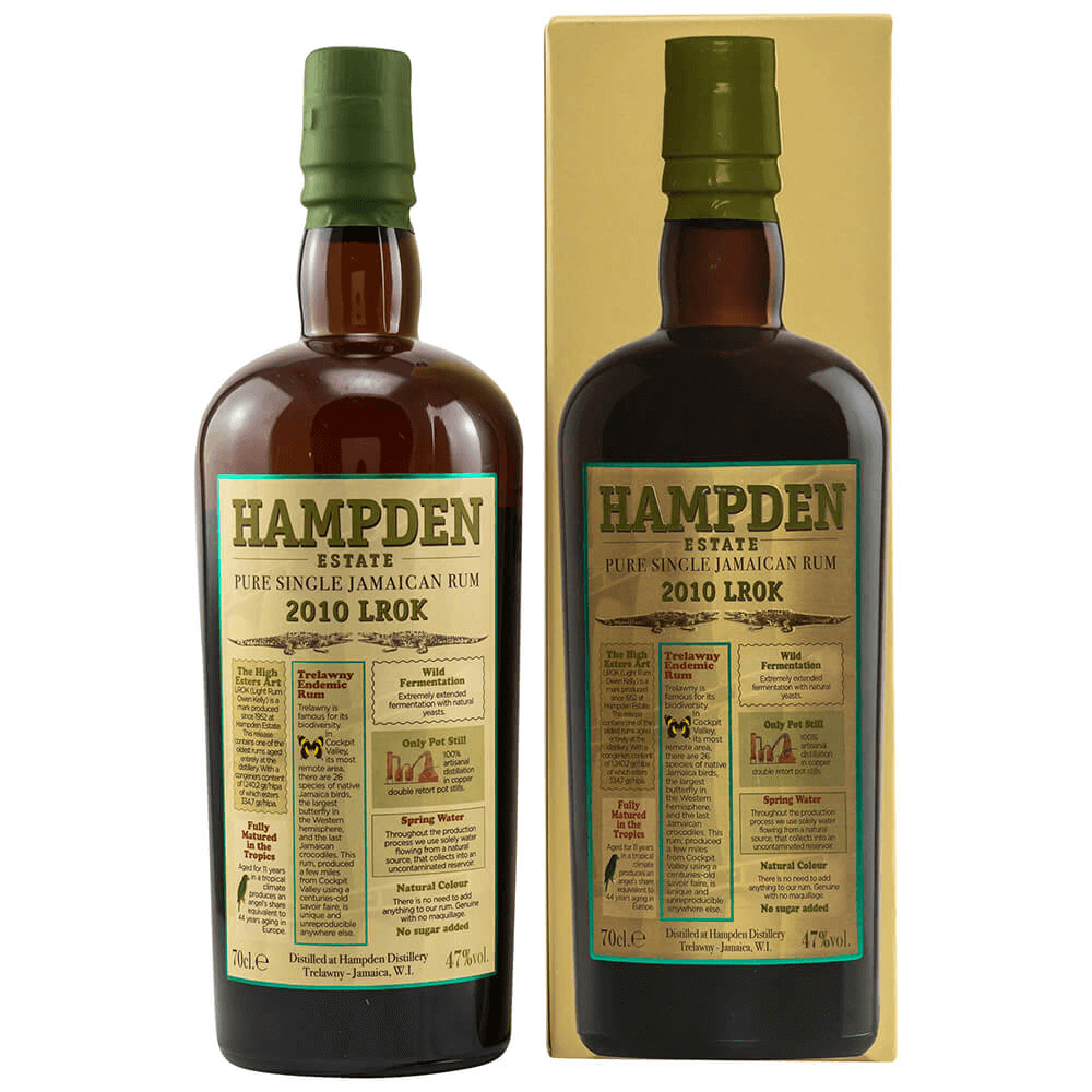 Hampden LROK 2010 Pure Single Jamaican Rum 47%