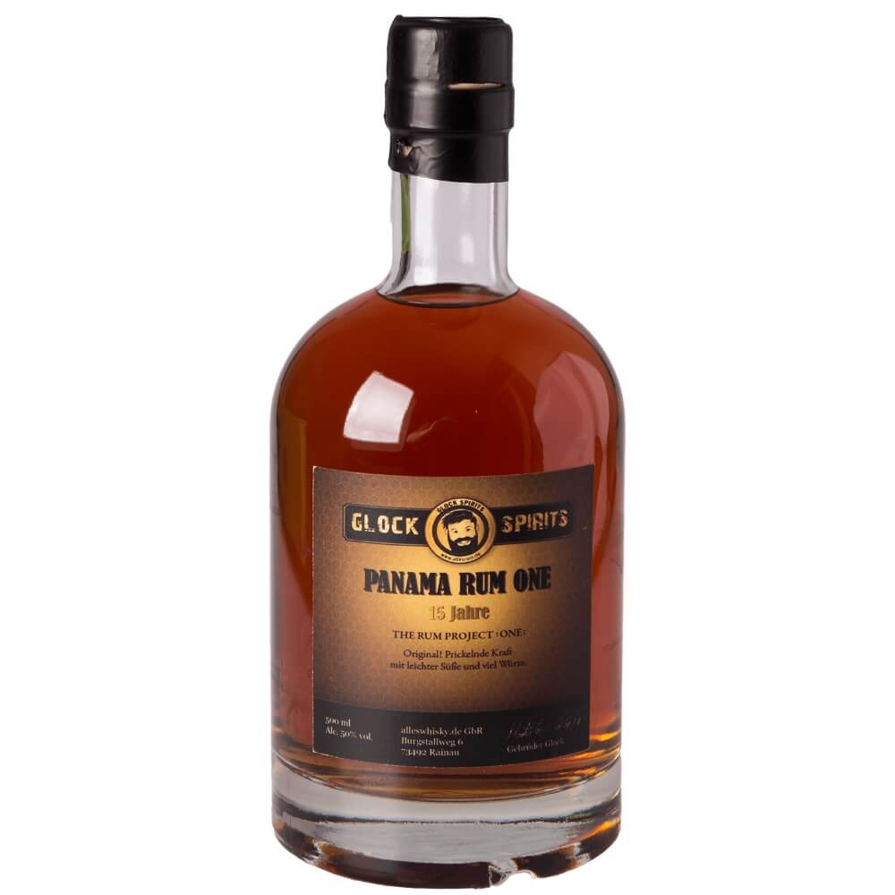 GLOCK SPIRITS Panama Rum One 15 Jahre 50% 0,5L