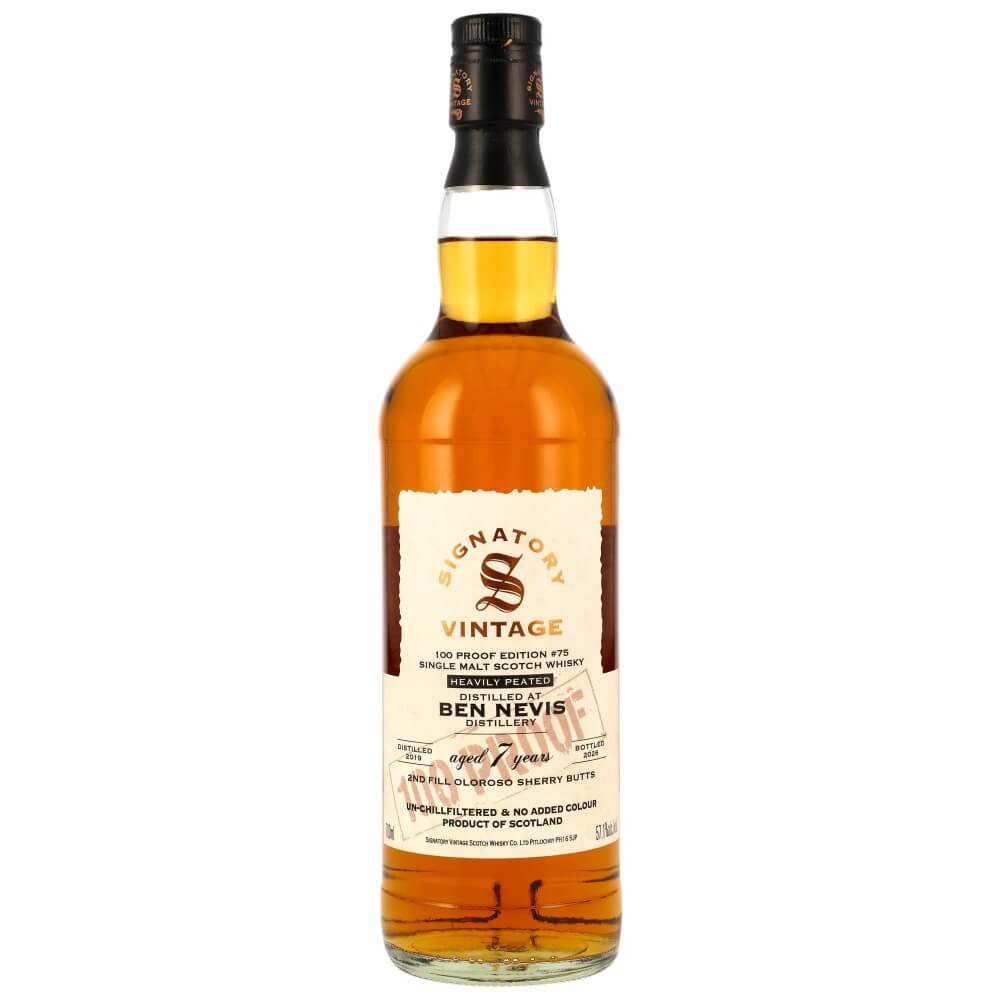 Ben Nevis 7 Jahre 2009/2026 100 Proof Edition #75 Whisky 57,1% (Signatory)