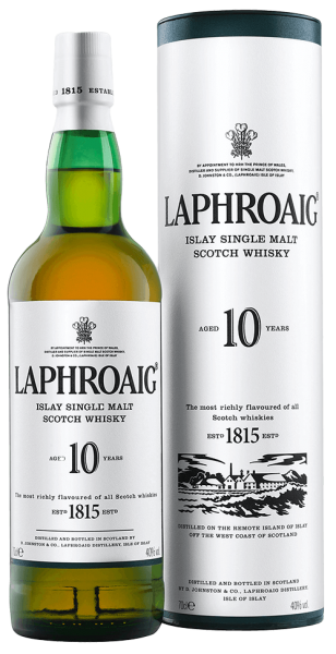 Laphroaig 10 Jahre Islay Single Malt Whisky 40 Prozent