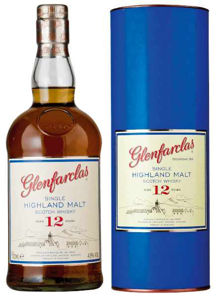 Glenfarclas 12 Jahre Lowland Single Malt Whisky 43 Prozent