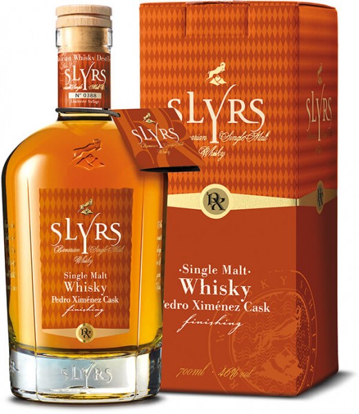 Slyrs Bavarian Single Malt PX Finish Whisky 46 Prozent